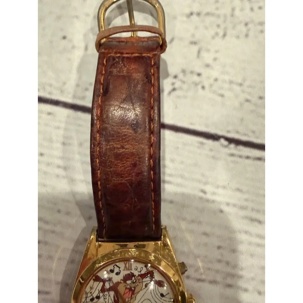 Vintage 1994 Armitron Looney Tunes Taz Musical Watch 